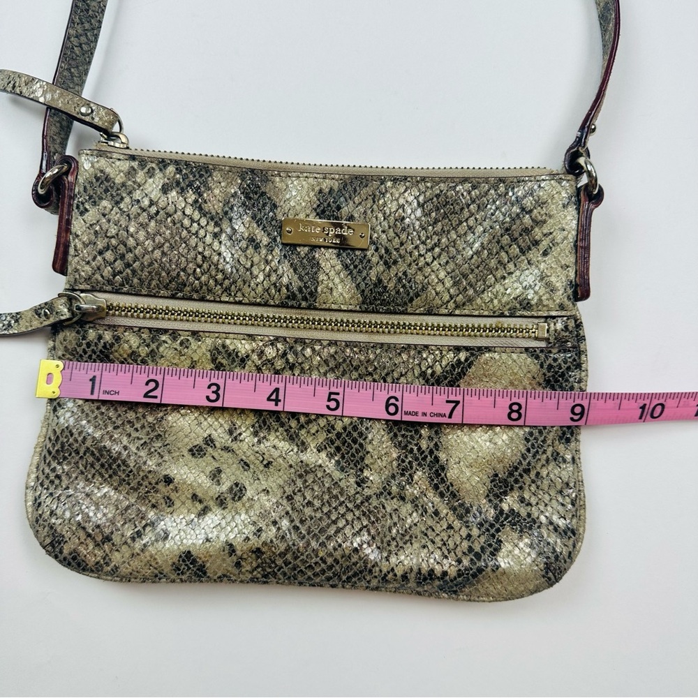 Kate Spade Python Embossed Leather Crossbody Hand… - image 11